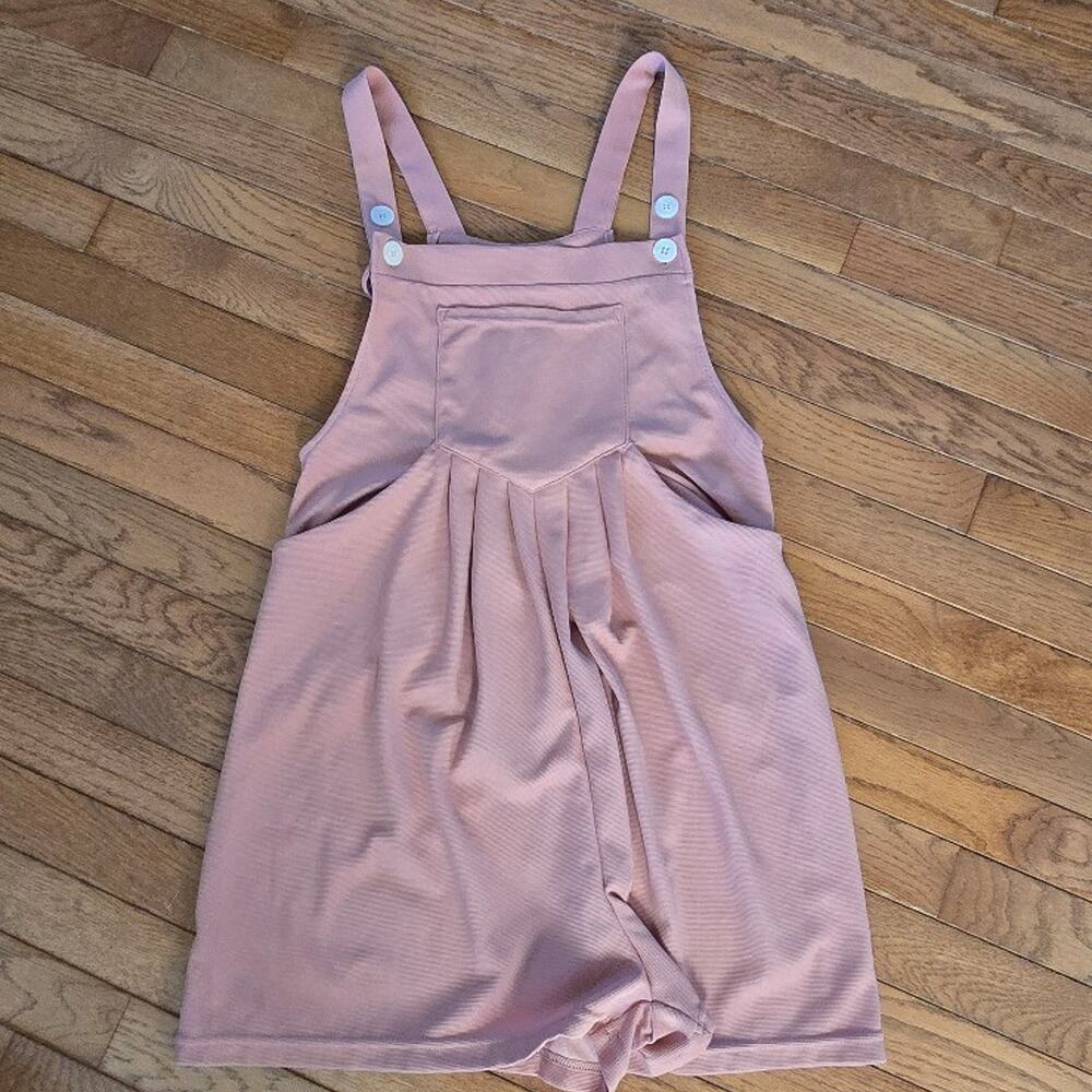 Halara womens dusty rose pink shortalls jumper romper S?